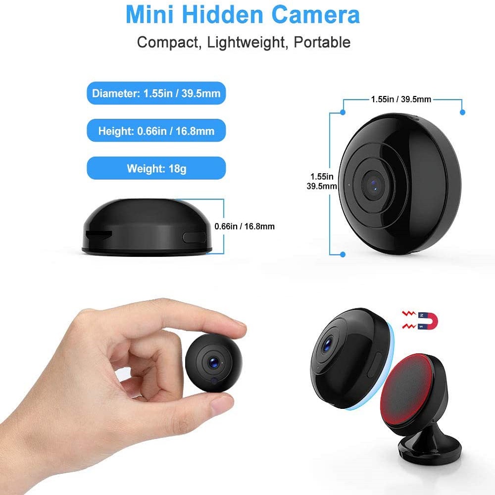 Mini Hidden-Camera WiFi-Spy Camera Wireless 1080P - Image 2